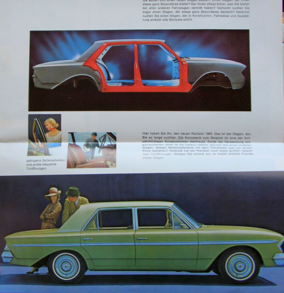 American Motors Rambler Modelprogram 1963 Carbrochure (10344)